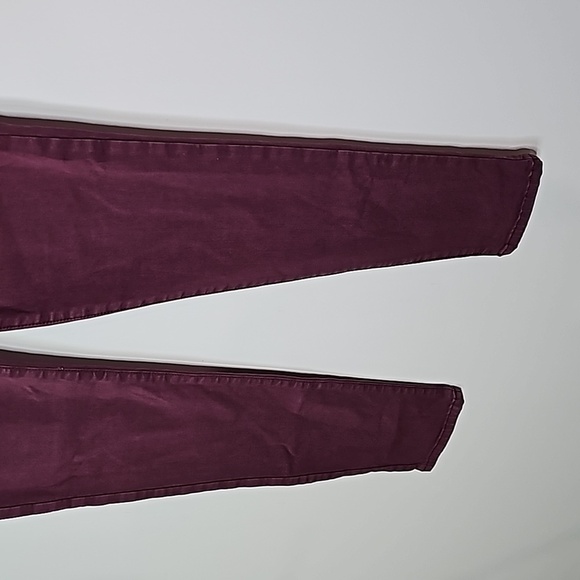 American Eagle maroon size 10 super stretch X super low rise jeggings - Picture 3 of 8